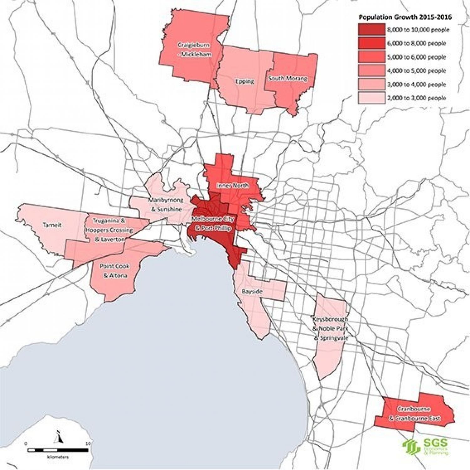 Publications Comparing population growth by area the real story